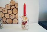 Kerzenglas mit Trockenblumen "Beste Mama" - DekoPanda