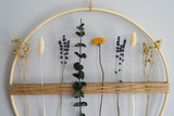 Trockenblumenkranz Holzring "Lavendel" - DekoPanda