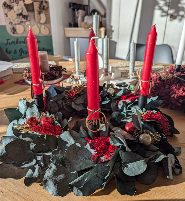 Offener Workshop Adventskranz binden aus Trockenblumen - 09.11.2025 Hennef