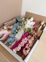 Trockenblumen Box Rosa Natur – DIY Deko Set