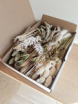 Trockenblumen Box Natur
