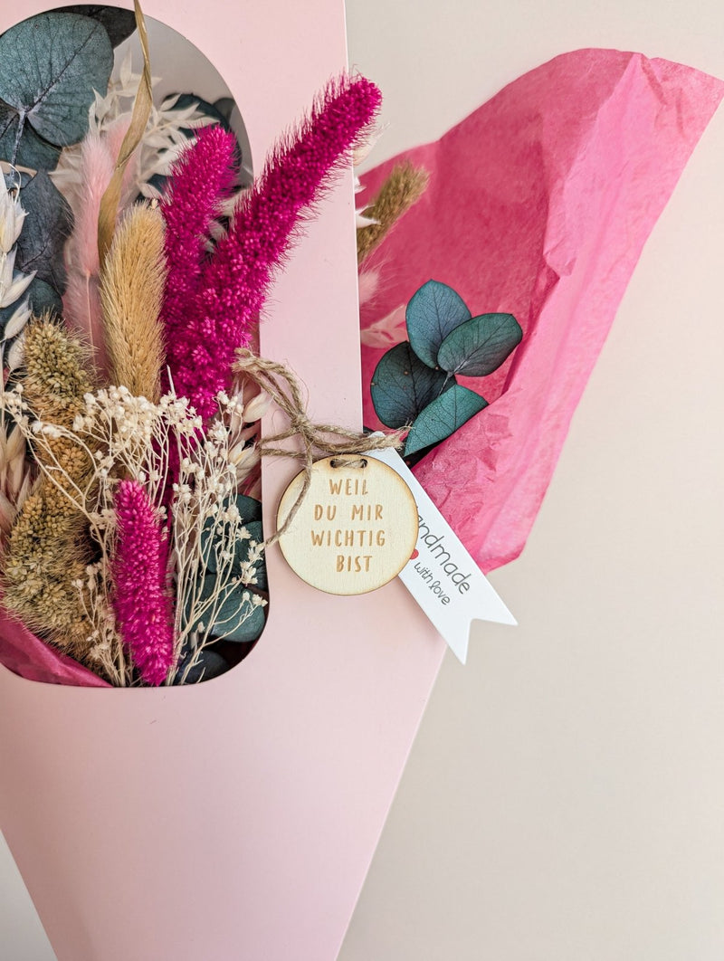 Blumenstrauß in Papiertasche - DekoPanda