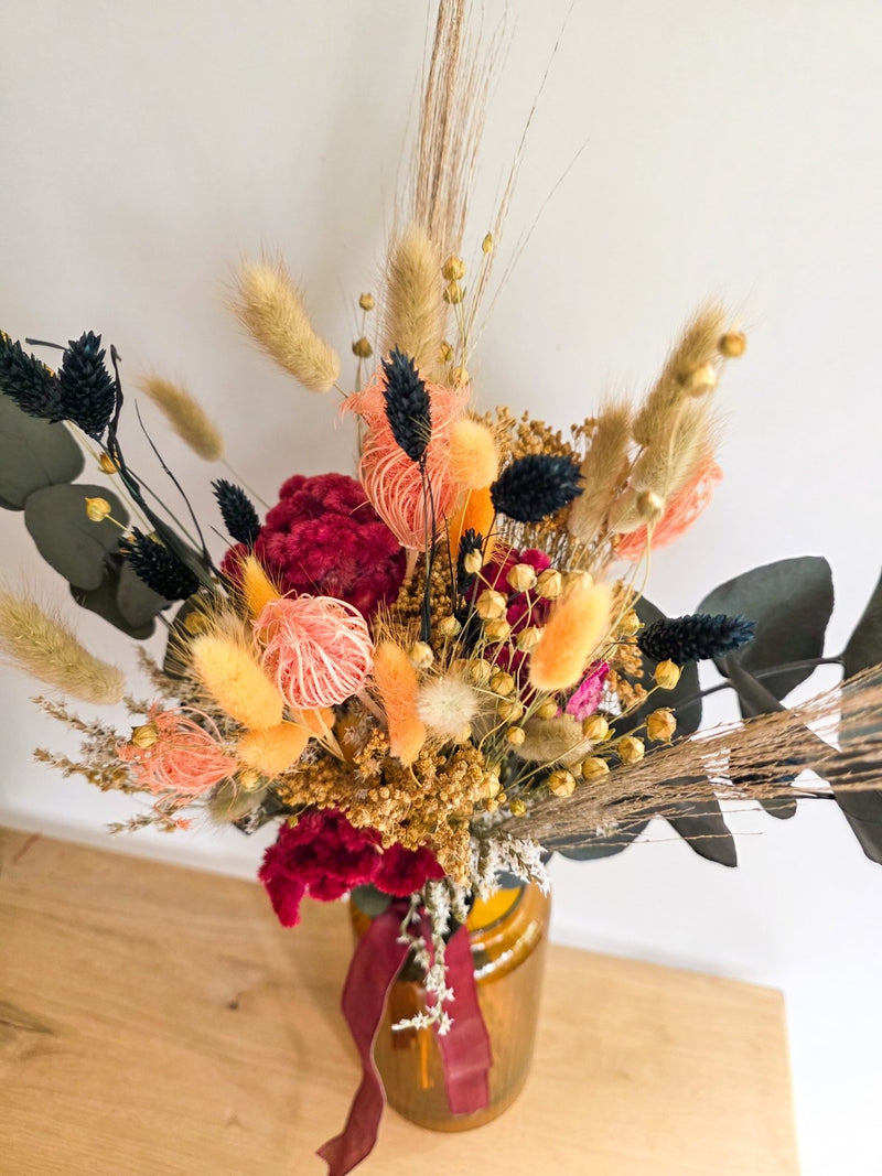 Herbstlicher Trockenblumenstrauß - DekoPanda