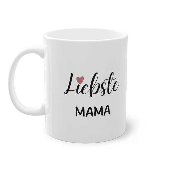 Keramiktasse mit Spruch "Liebste Mama" - DekoPanda