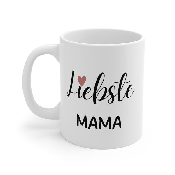 Keramiktasse mit Spruch "Liebste Mama" - DekoPanda