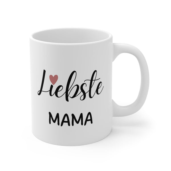 Keramiktasse mit Spruch "Liebste Mama" - DekoPanda