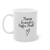 Keramiktasse mit Spruch "Mamas brauchen Kaffee.Punkt." - DekoPanda