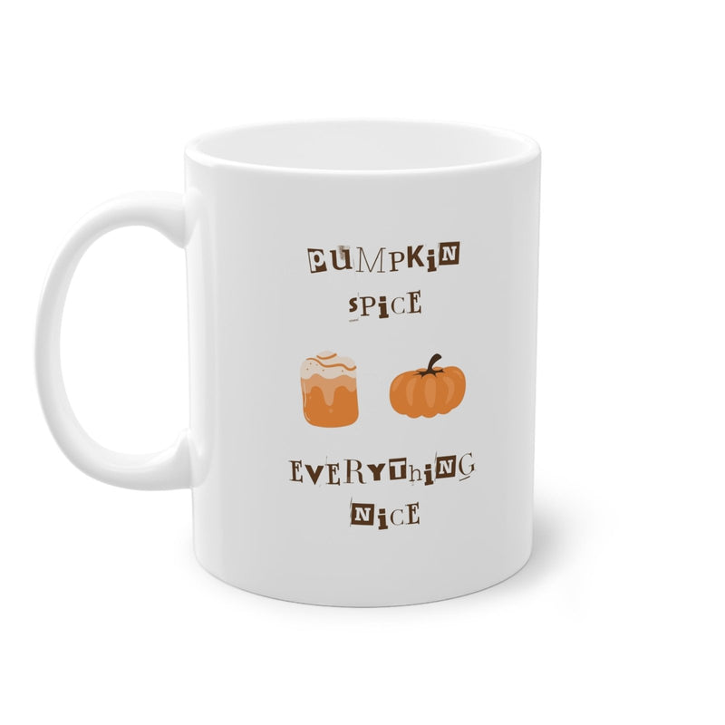 Keramiktasse mit Spruch "Pumpkin Spice" - DekoPanda