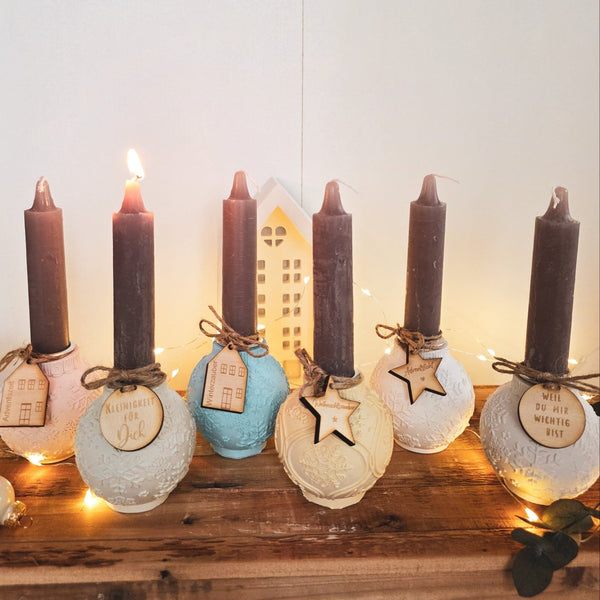 Kerzenhalter "Weihnachtskugel" - DekoPanda