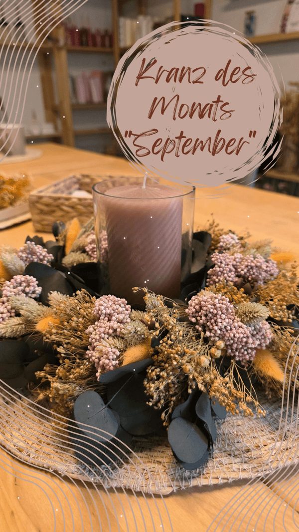 Kranz des Monats "September" - DekoPanda