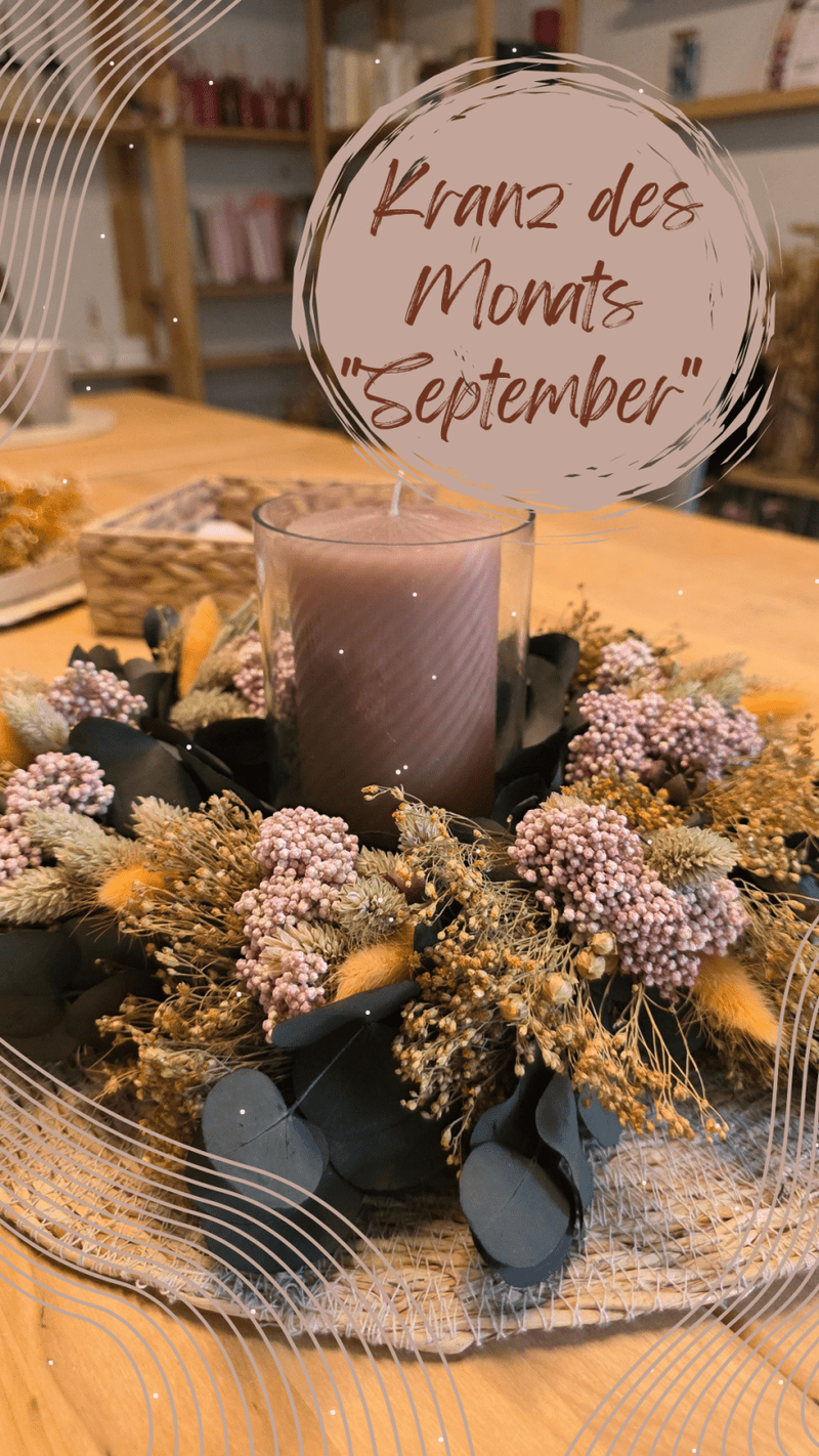 Kranz des Monats "September" - DekoPanda