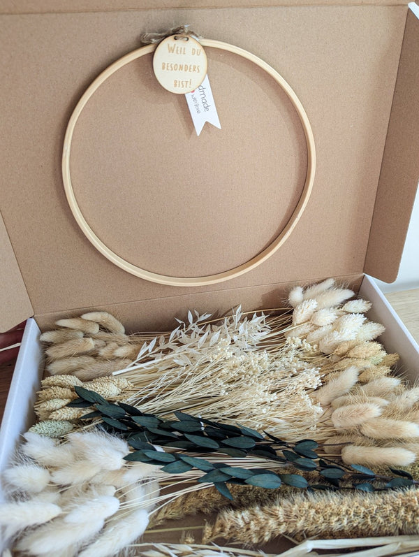 KreativBox Trockenblumen Natur - DekoPanda