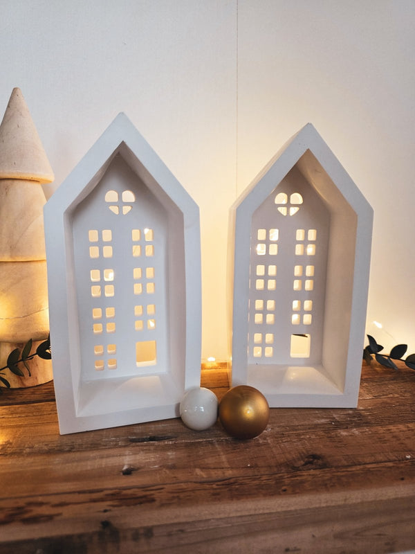 Lichterhaus Adventsdeko handgemacht - DekoPanda