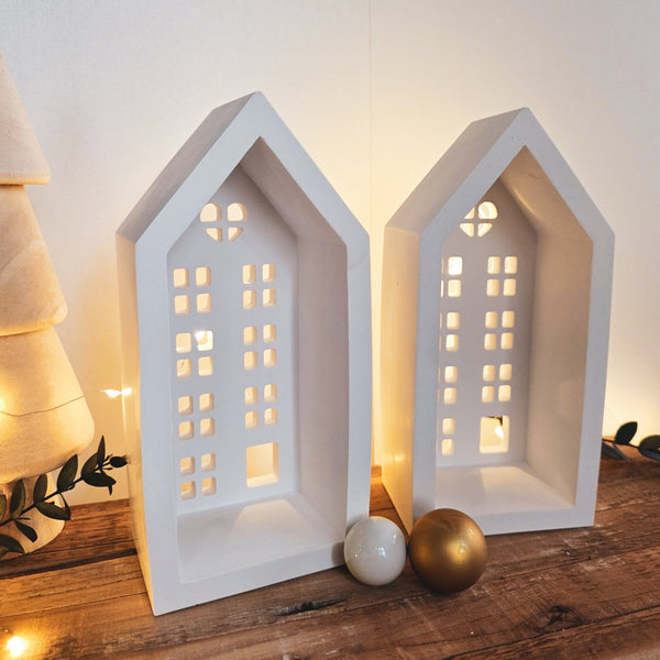 Lichterhaus Adventsdeko handgemacht - DekoPanda