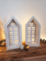Lichterhaus Adventsdeko handgemacht - DekoPanda