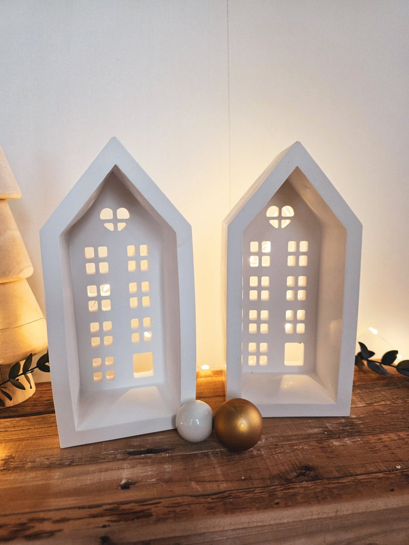 Lichterhaus Adventsdeko handgemacht - DekoPanda