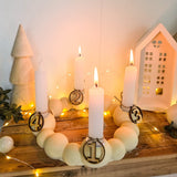 Moderner Adventskranz handgemacht - DekoPanda