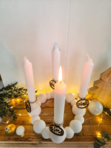Moderner Adventskranz handgemacht - DekoPanda
