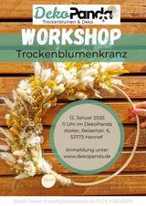 Offener Workshop Trockenblumenkranz 12.01.2025 - DekoPanda