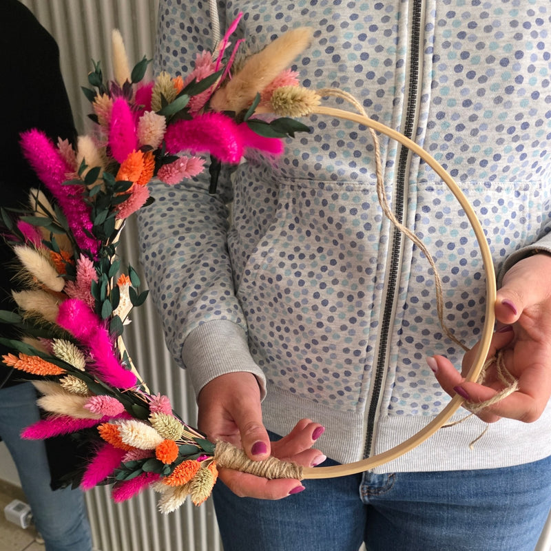 Offener Workshop Trockenblumenkranz 21.09.25 Hennef - DekoPanda
