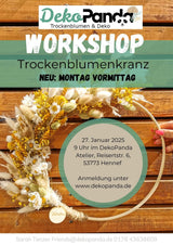 Offener Workshop Trockenblumenkranz 27.01.2025 - DekoPanda