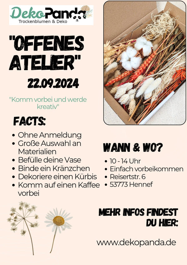 Offenes Atelier in Hennef 22.09.2024 - DekoPanda