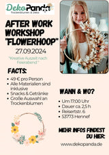 Ticket WorkShop After - Work Flowerhoop Hennef 27.09.2024 - DekoPanda