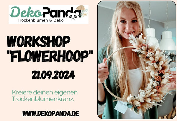 Ticket Workshop Flowerhoop Hennef 21.09.2024 - DekoPanda