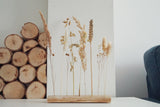 Flowerbar mit Haselnussholz und Trockenblumen "Woody" - DekoPanda