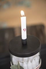 Kerzenhalter mit Metalldeckel zum Befüllen - DekoPanda