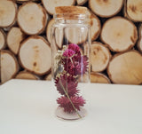 Korkenglas mit Trockenblumen "A little Joy" - DekoPanda